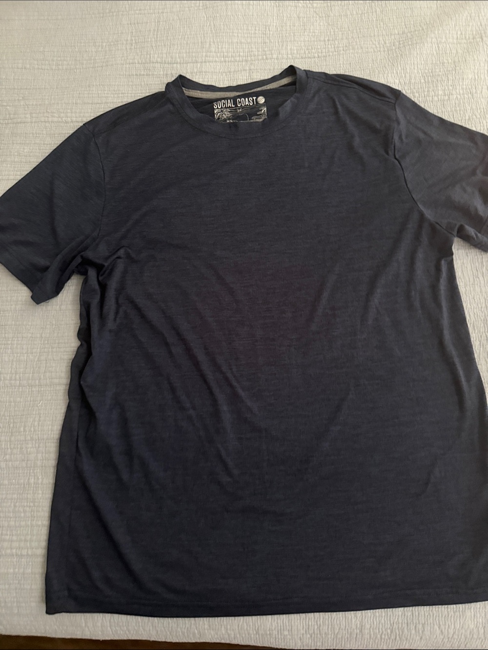 Men's Navy Crew Neck T-Shirt